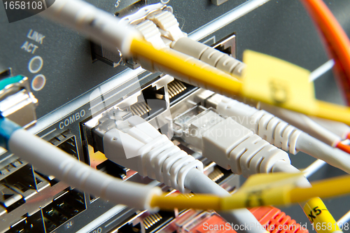 Image of network cables