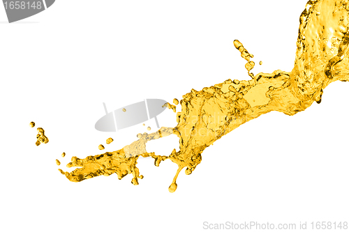 Image of orange splash