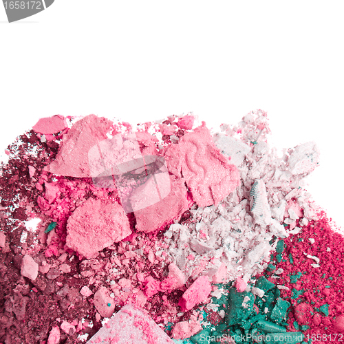 Image of crushed eyeshadows