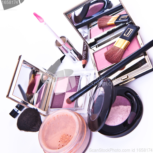 Image of makeup collection