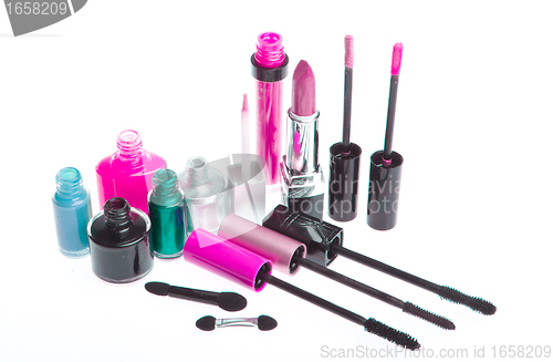 Image of cosmetic makeup products