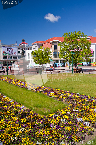 Image of historical town Sopot