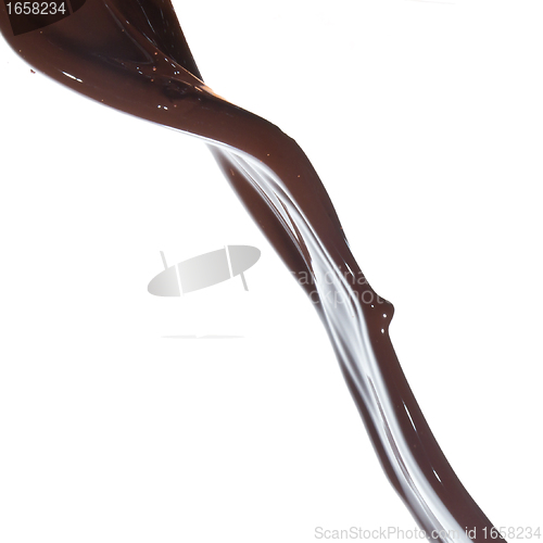 Image of pouring chocolate