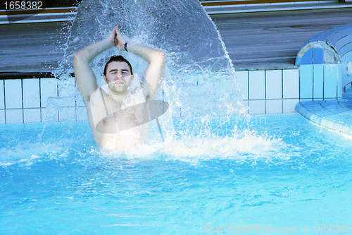 Image of man in the wellness area