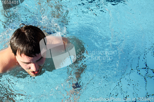 Image of man in the water