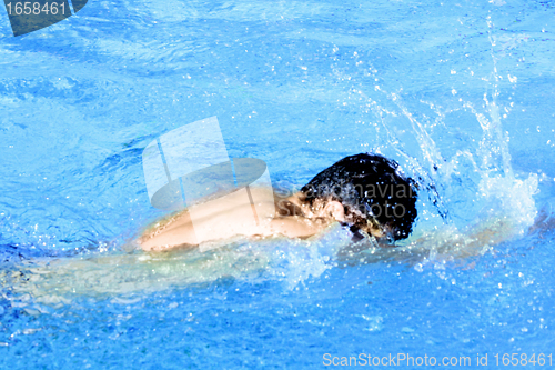 Image of active swimmer