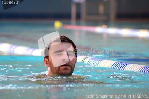 Image of swimming training