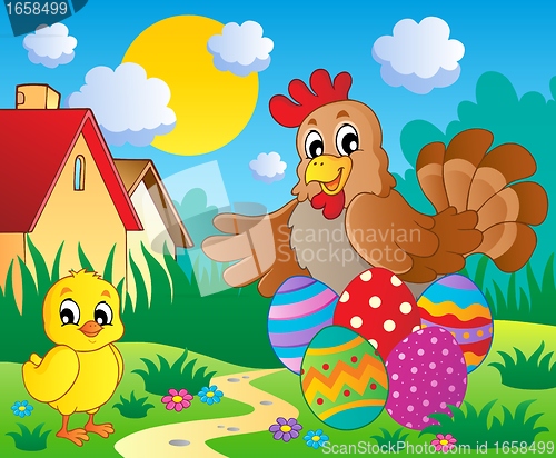 Image of Scene with spring season theme 5