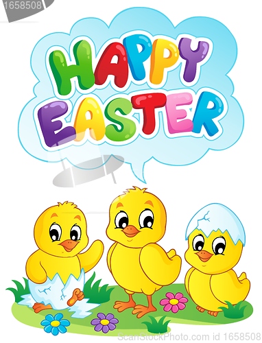 Image of Happy Easter sign theme image 5