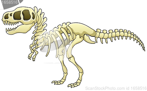 Image of Tyrannosaurus skeleton image