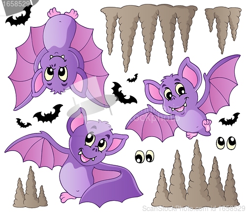 Image of Cartoon bats collection