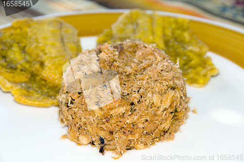 Image of cangrejo sliced shredded crab crayfish food Colombia