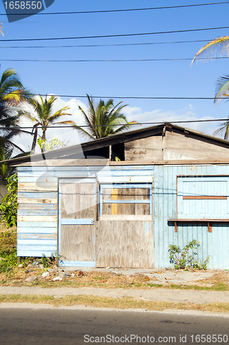 Image of typical architecture San Luis Andres Island Colombia South Ameri