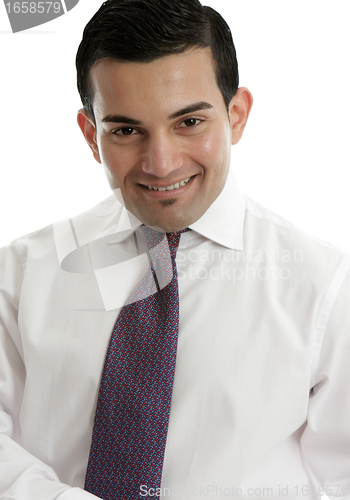 Image of Smiling businessman or salesman