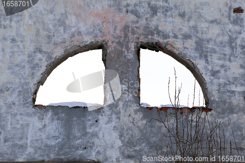 Image of Loopholes windows abandoned building