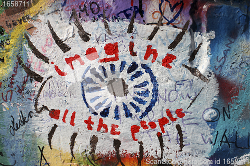 Image of Lennon wall