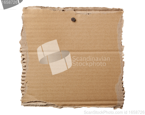 Image of Blank cardboard signage