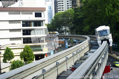 Image of Monorail trains