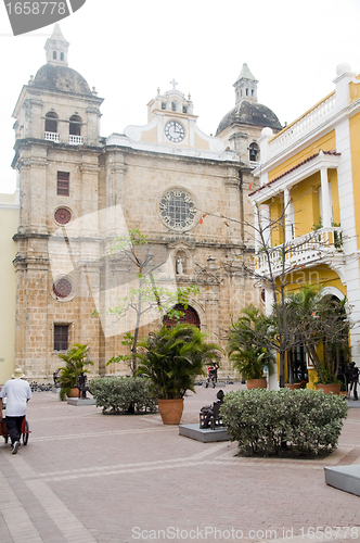 Image of Iglesia Church of San Pedro Claver Cartagena de Indias Colombia