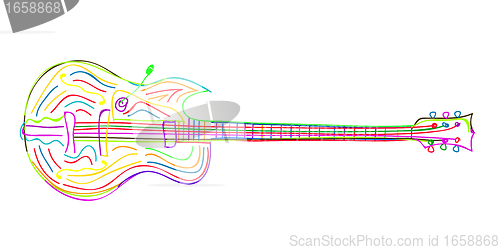 Image of Electric guitar sketch
