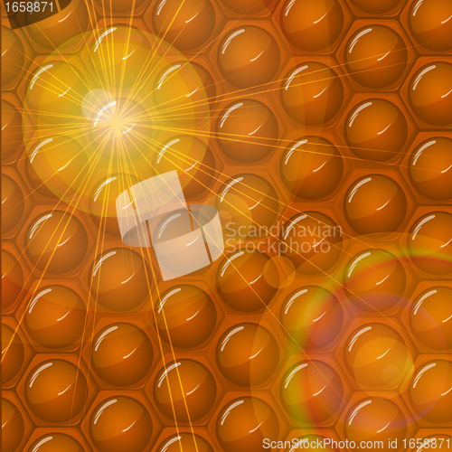 Image of Honeycomb abstract background