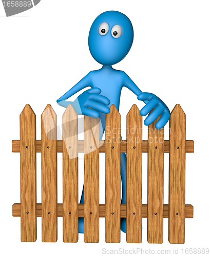 Image of garden fence