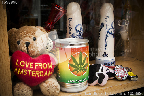 Image of no Love from Amsterdam bear souvenir