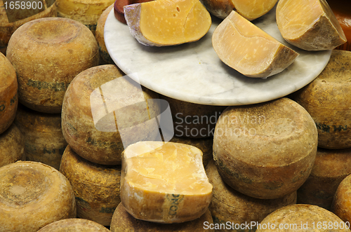 Image of Old Gouda Cheese in Counter