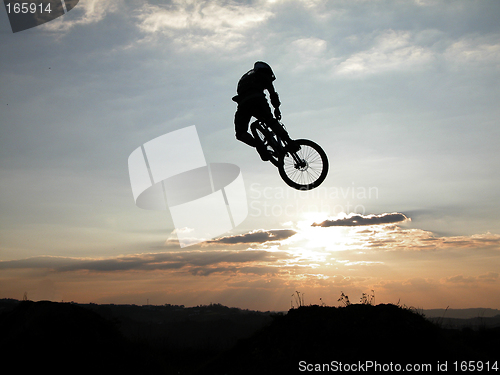 Image of Mountain bike jump