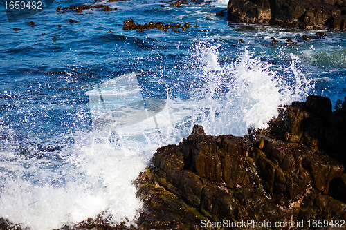 Image of Waves off Robben Island