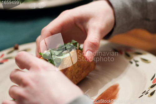 Image of Vegetarian taco