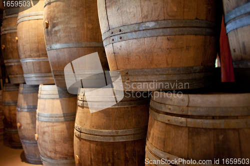 Image of Wine barrels