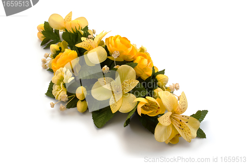 Image of Arrangement of spring flowers.