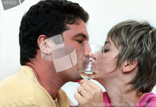 Image of Kissing couple