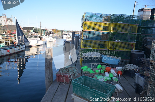 Image of On the dock