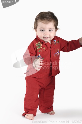 Image of First Steps - Baby learning to walk