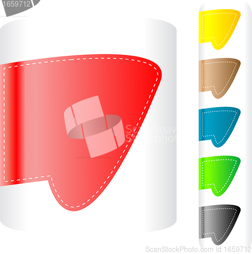 Image of Set of labels badges and stickers. Vector illustration