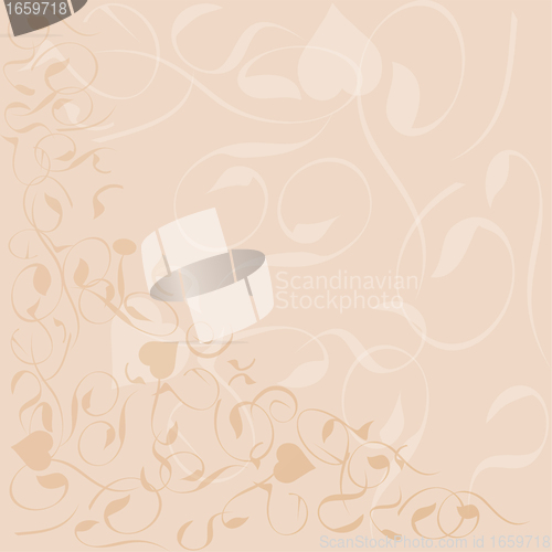 Image of flower background vector banner pattern frame