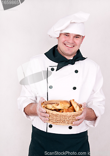 Image of chef with buns