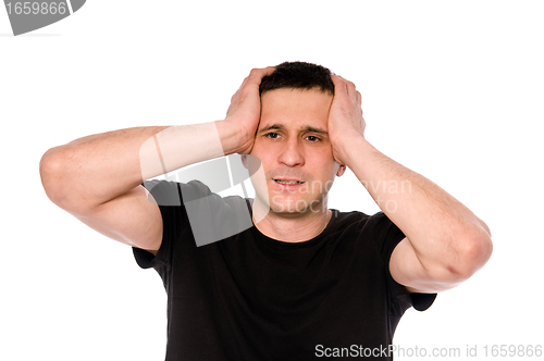 Image of frustrated man