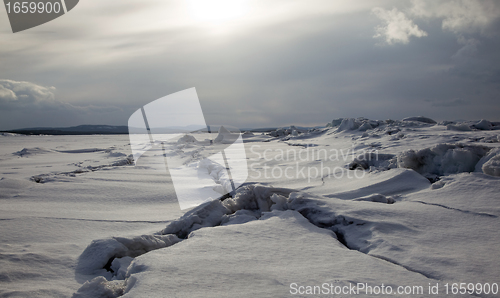 Image of Northern landscape in the ocean