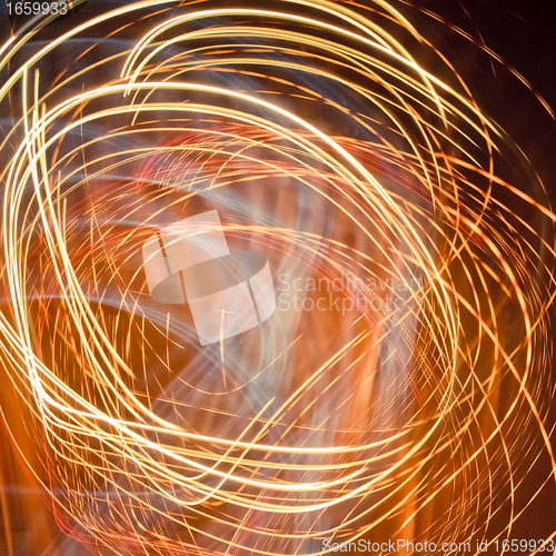 Image of Abstract light trails