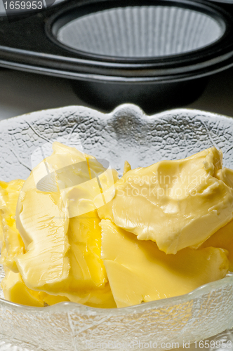 Image of Margarine with muffin dish