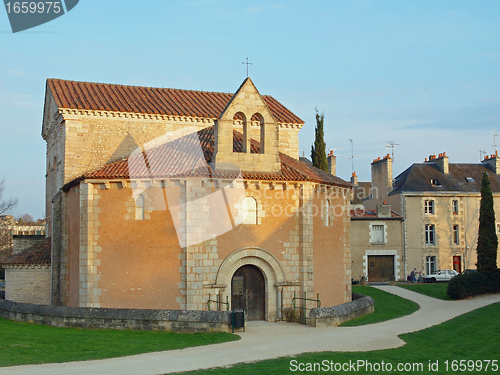 Image of Saint John Baptistery, Poitiers, France.