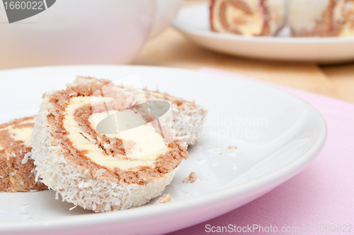 Image of Swiss Sponge Roll Dessert