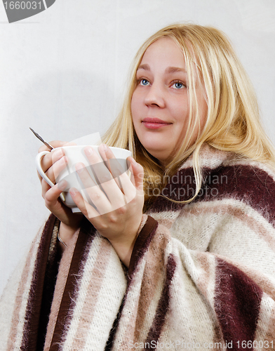 Image of girl with a cup