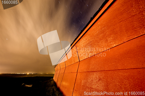 Image of Night Shot Abandoned house