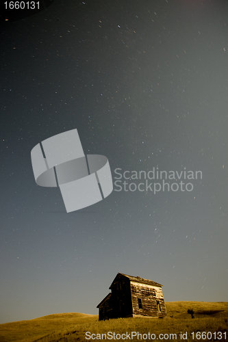 Image of Night Shot Abandoned house