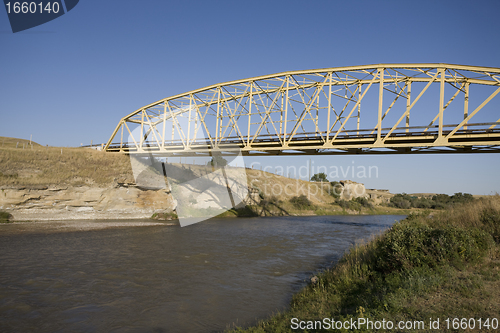 Image of Milk River Alberta Badlands