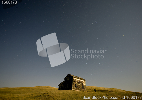 Image of Night Shot Abandoned house